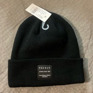 Pacsun beanie black NWT